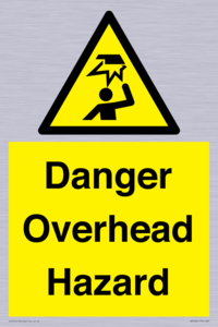 Danger Overhead Hazard
